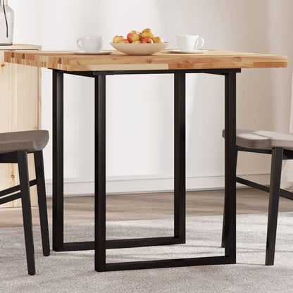 vidaXL Tischplatte Quadratisch 80x80x4 cm Massivholz Akazie