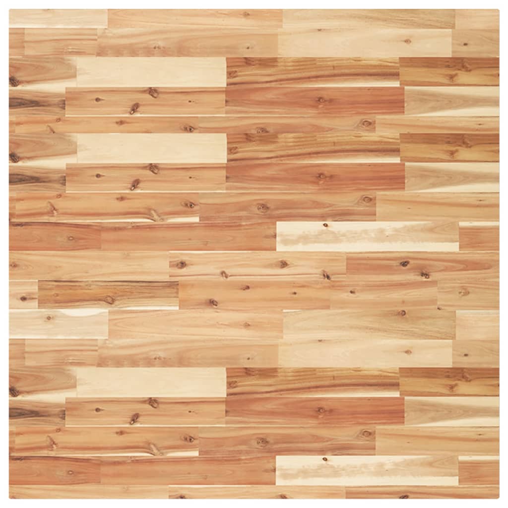 vidaXL Plateau de table carré 90x90x4 cm Bois d'acacia massif