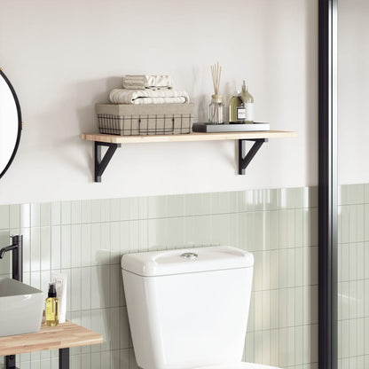 Tischplatte 80x30x2 cm Rechteckig Massivholz Akazie