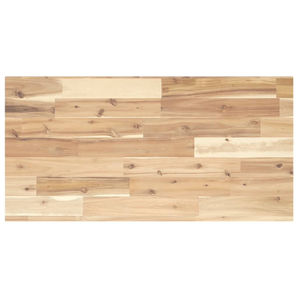 vidaXL Tischplatte 80x40x2 cm Rechteckig Massivholz Akazie