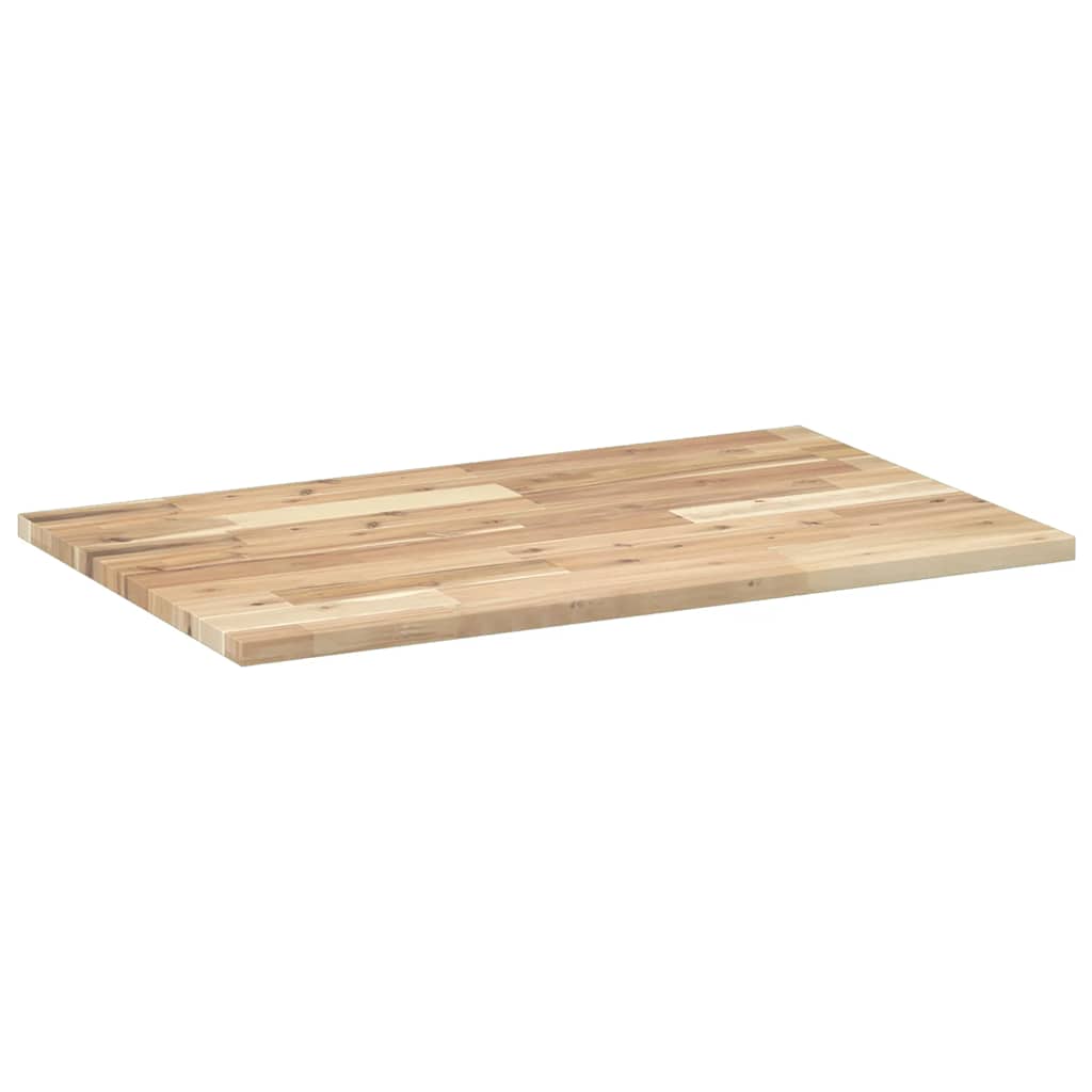 vidaXL Plateau de table rectangulaire 60x50x2 cm en bois d'acacia massif