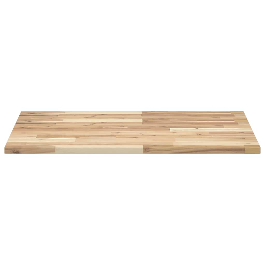 vidaXL Tischplatte Rechteckig 80x60x2 cm Massivholz Akazie