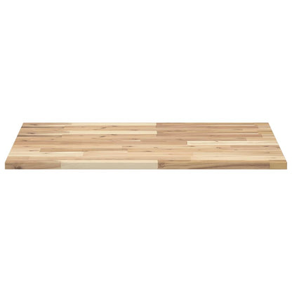 vidaXL Tischplatte Rechteckig 80x60x2 cm Massivholz Akazie