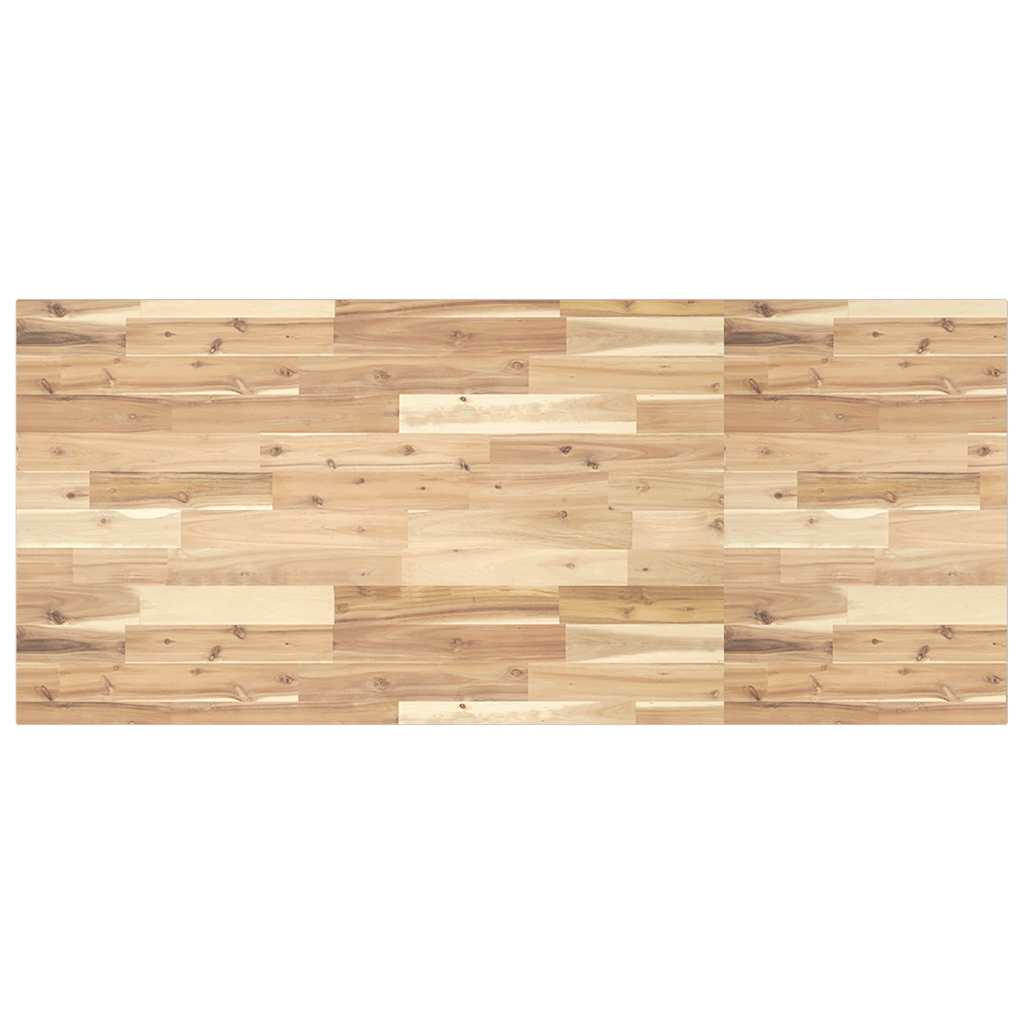 vidaXL Tischplatte Rechteckig 140x60x2 cm Massivholz Akazie