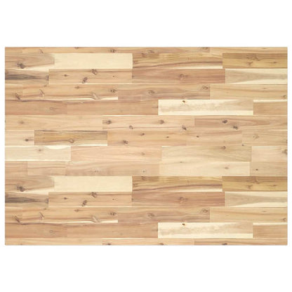 vidaXL Tischplatte Rechteckig 80x70x2 cm Massivholz Akazie
