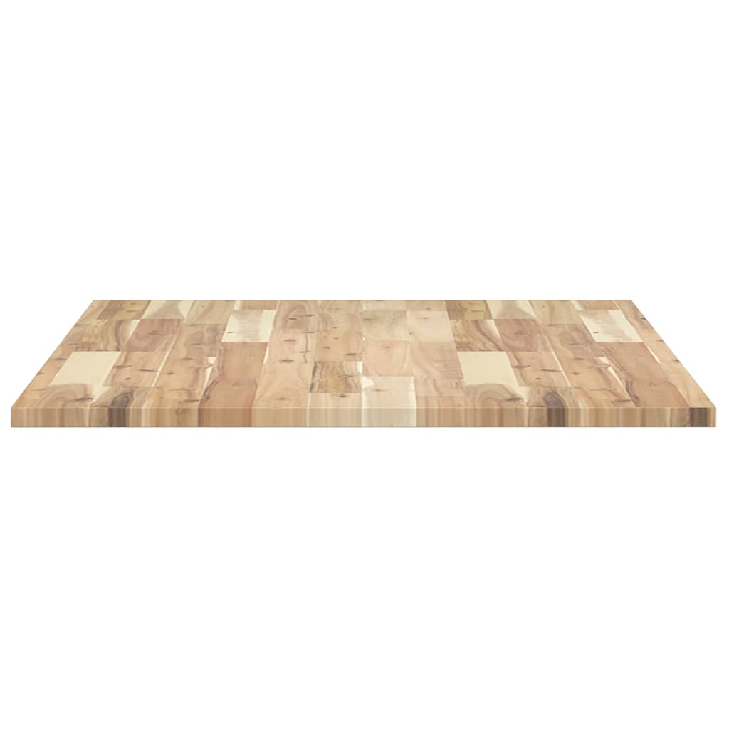 vidaXL Tischplatte Rechteckig 80x70x2 cm Massivholz Akazie