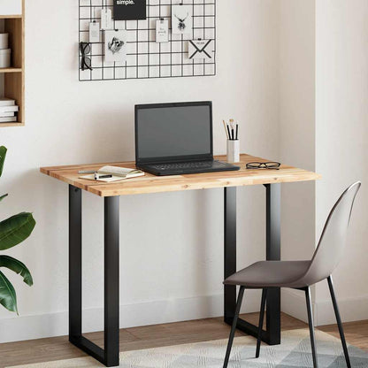 vidaXL Tischplatte Rechteckig 100x70x2 cm Massivholz Akazie