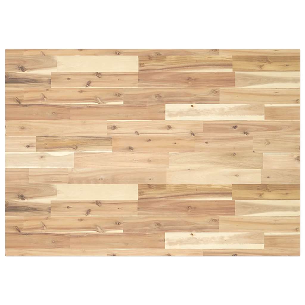 vidaXL Plateau de table rectangulaire 120x70x2 cm Bois d'acacia massif