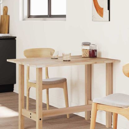 vidaXL Tischplatte Rechteckig 100x80x2 cm Massivholz Akazie