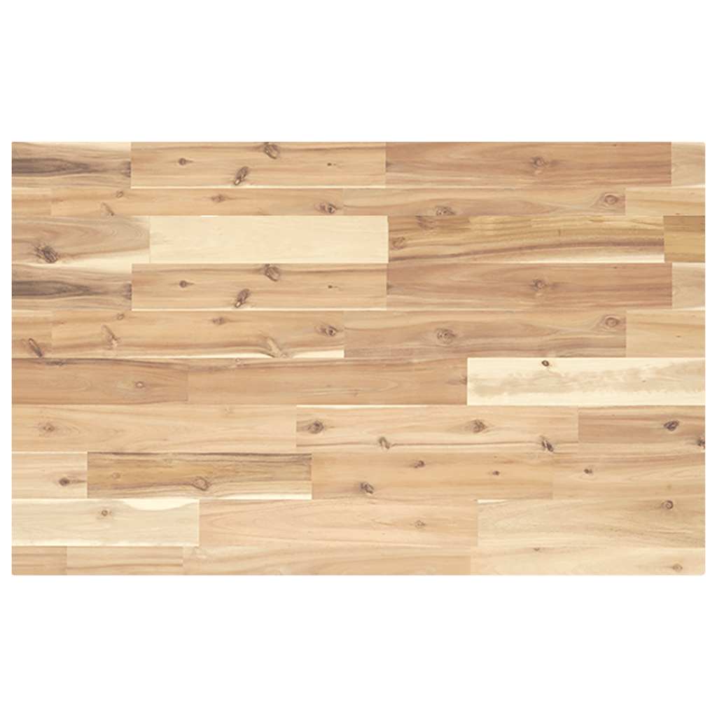 vidaXL Plateau de table rectangulaire 60x50x4 cm en bois massif d'acacia