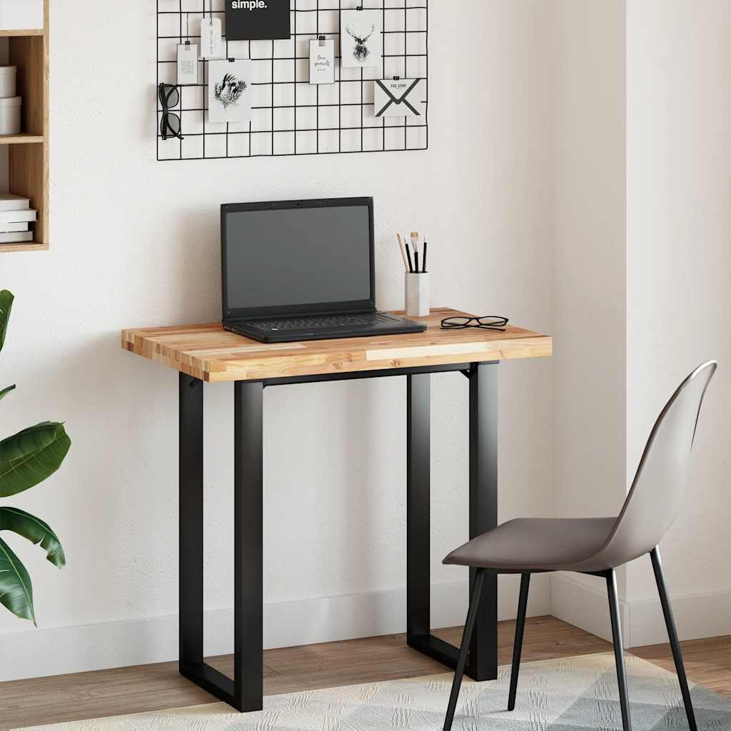 vidaXL Plateau de table rectangulaire 60x50x4 cm en bois massif d'acacia