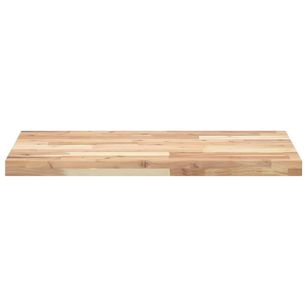 vidaXL Plateau de table rectangulaire 60x50x4 cm en bois massif d'acacia