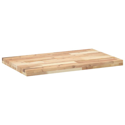 vidaXL Tischplatte Rechteckig 80x50x4 cm Massivholz Akazie