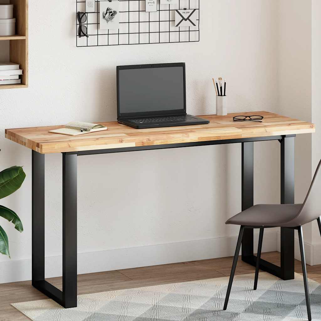 vidaXL Plateau de table rectangulaire 140x50x4 cm Bois d'acacia massif