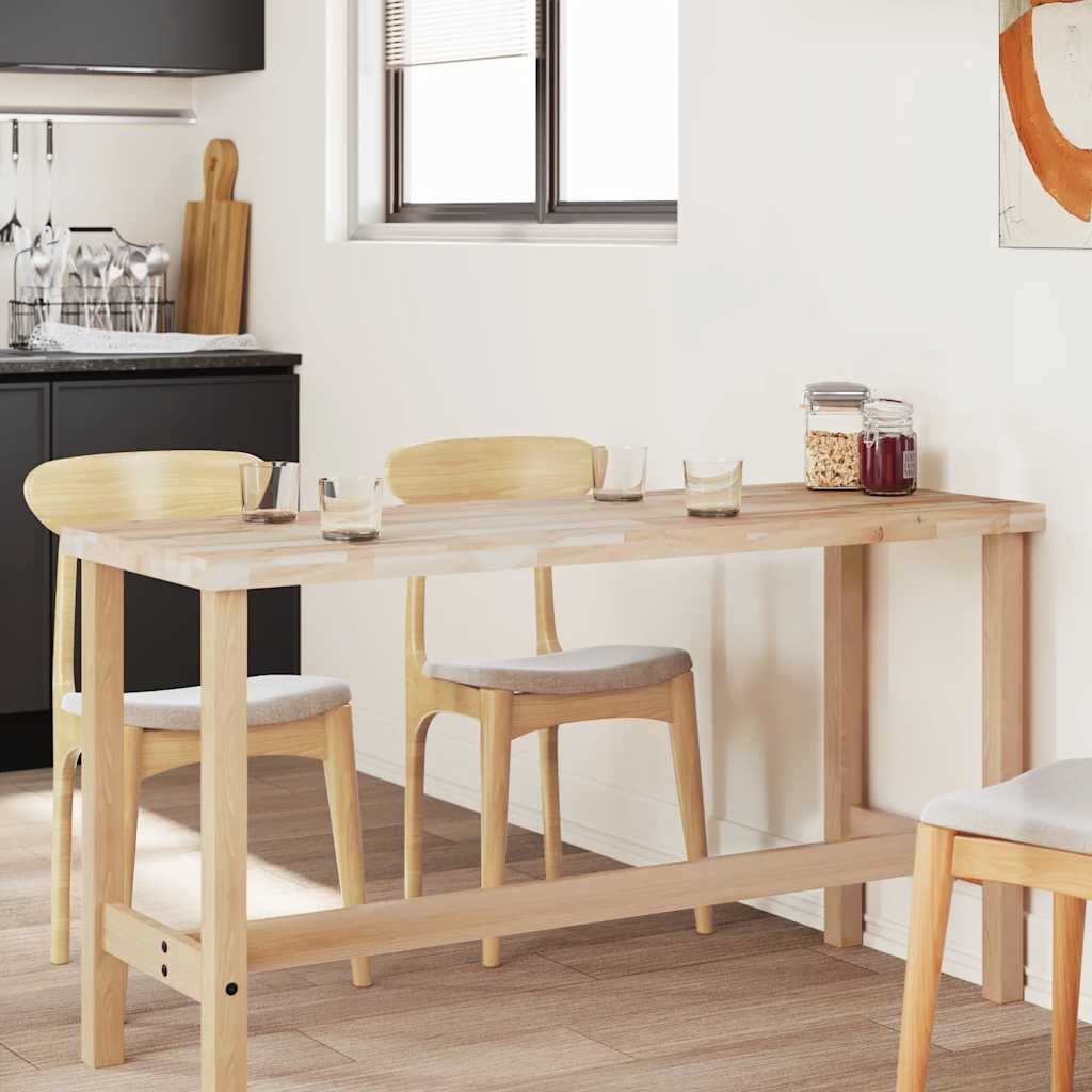 vidaXL Tischplatte Rechteckig 120x60x4 cm Massivholz Akazie