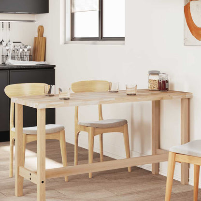 vidaXL Tischplatte Rechteckig 140x60x4 cm Massivholz Akazie