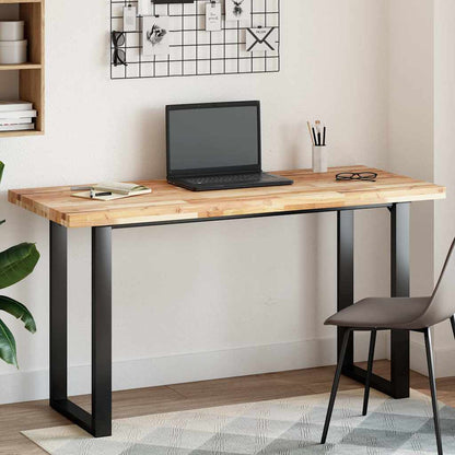 vidaXL Tischplatte Rechteckig 140x60x4 cm Massivholz Akazie