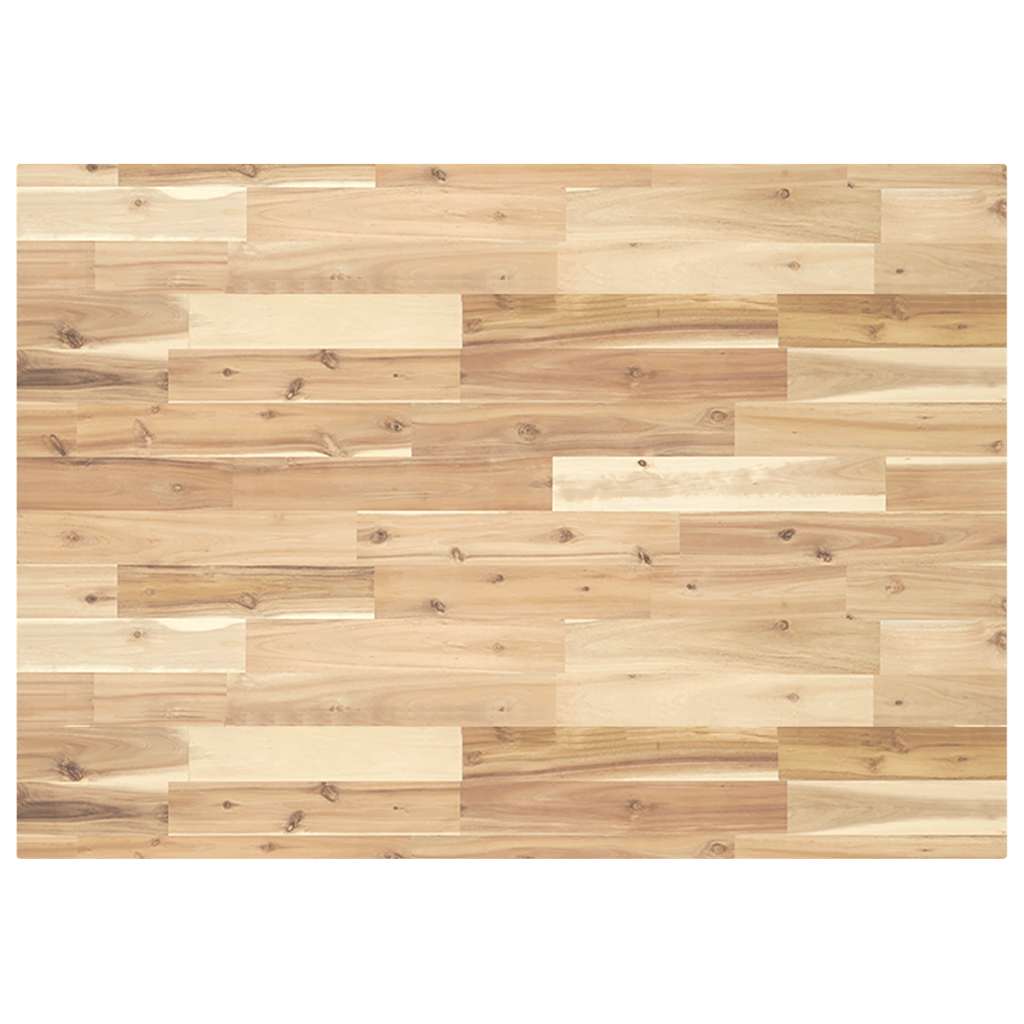 vidaXL Tischplatte Rechteckig 100x70x4 cm Massivholz Akazie