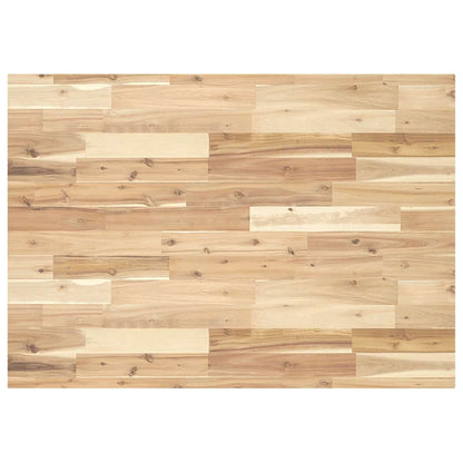 vidaXL Tischplatte Rechteckig 100x70x4 cm Massivholz Akazie