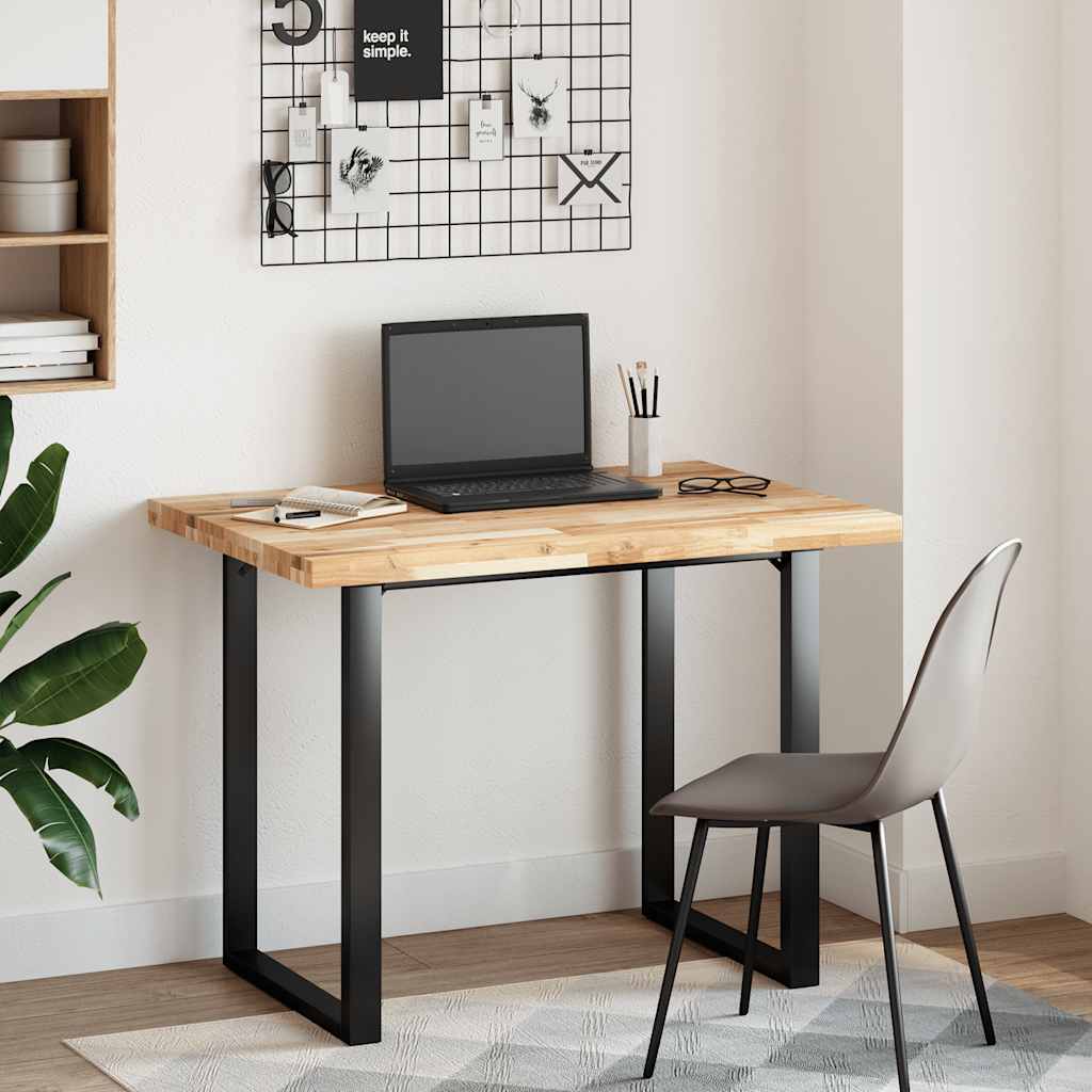 vidaXL Tischplatte Rechteckig 100x70x4 cm Massivholz Akazie