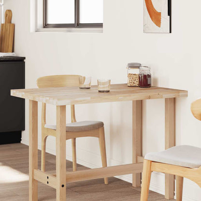 vidaXL Tischplatte Rechteckig 100x70x4 cm Massivholz Akazie