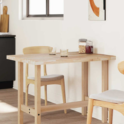 vidaXL Tischplatte Rechteckig 120x70x4 cm Massivholz Akazie