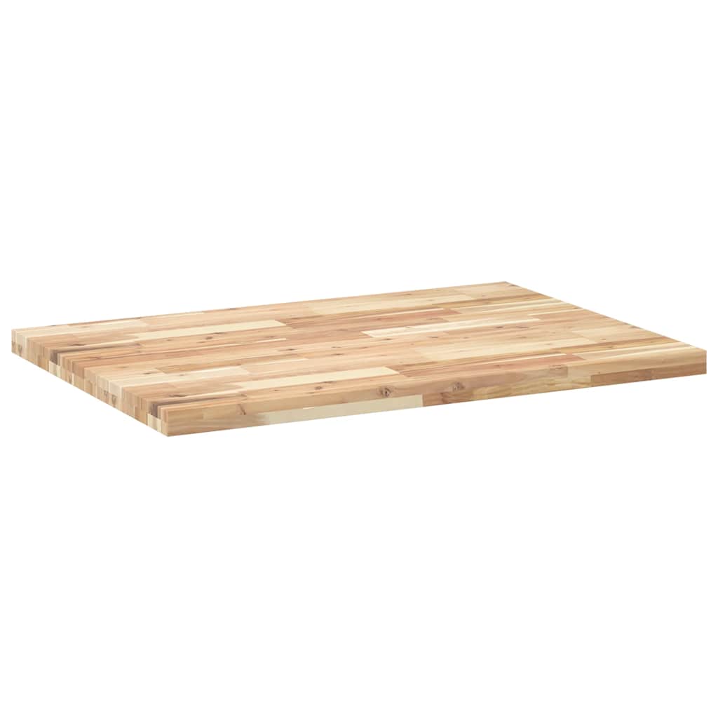 vidaXL Tischplatte Rechteckig 120x70x4 cm Massivholz Akazie