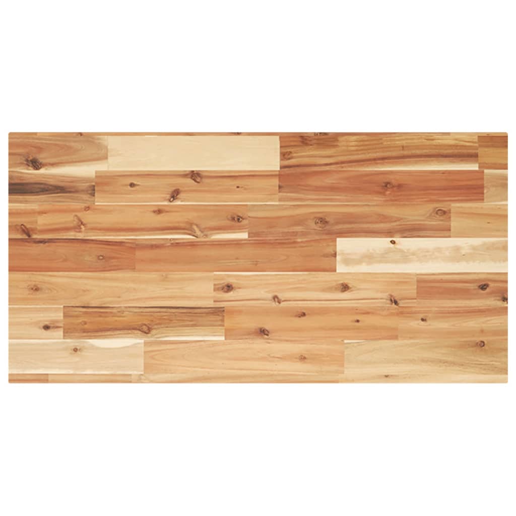 vidaXL Tischplatte Rechteckig 80x40x2 cm Massivholz Akazie