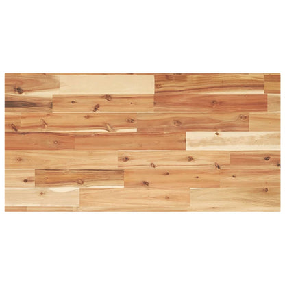 vidaXL Tischplatte Rechteckig 80x40x2 cm Massivholz Akazie