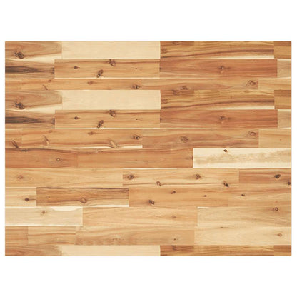 vidaXL Plateau de table rectangulaire 80x60x2 cm Bois d'acacia massif