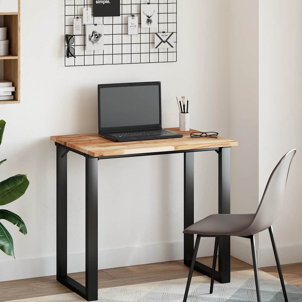 vidaXL Plateau de table rectangulaire 80x60x2 cm Bois d'acacia massif