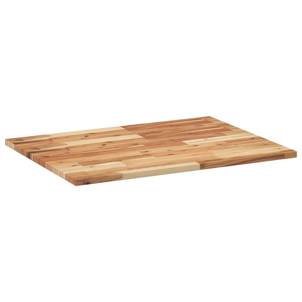 vidaXL Plateau de table rectangulaire 80x60x2 cm Bois d'acacia massif