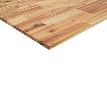 vidaXL Plateau de table rectangulaire 80x60x2 cm Bois d'acacia massif