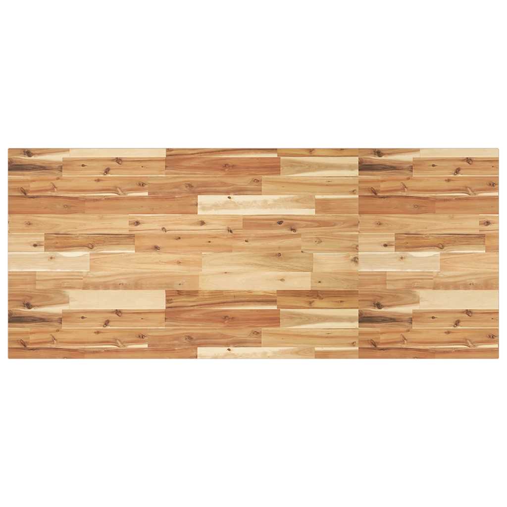 vidaXL Dessus de table rectangulaire 120x60x2 cm en bois d'acacia massif