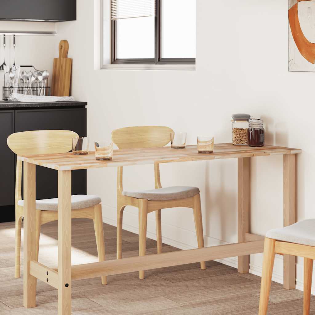vidaXL Dessus de table rectangulaire 120x60x2 cm en bois d'acacia massif