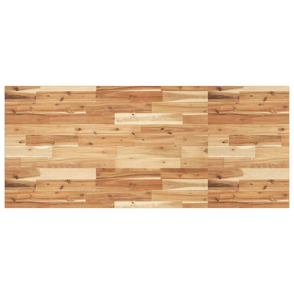 vidaXL Tischplatte Rechteckig 140x60x2 cm Massivholz Akazie