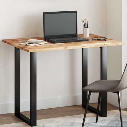 Tischplatte Rechteckig 80x70x2 cm Massivholz Akazie