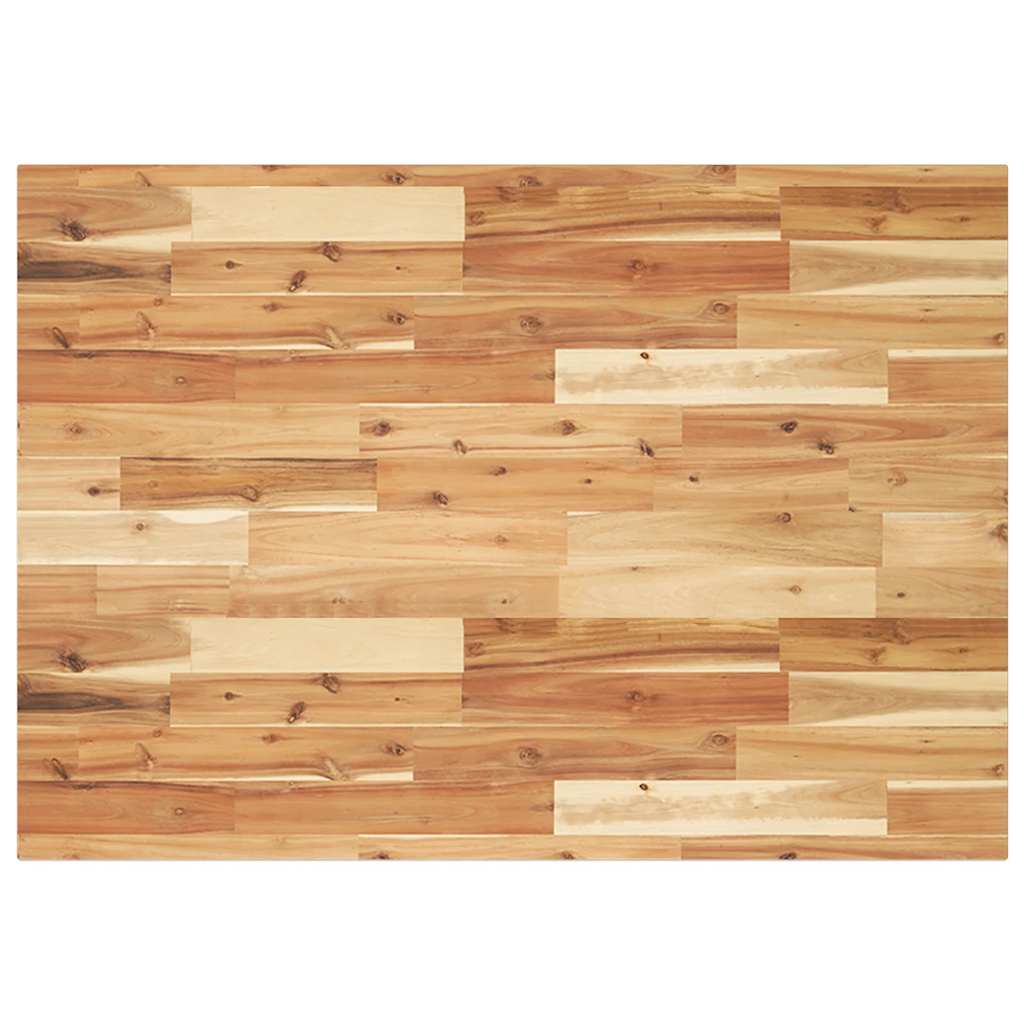 vidaXL Tischplatte Rechteckig 120x70x2 cm Massivholz Akazie