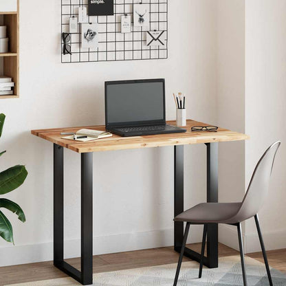 vidaXL Tischplatte Rechteckig 120x70x2 cm Massivholz Akazie