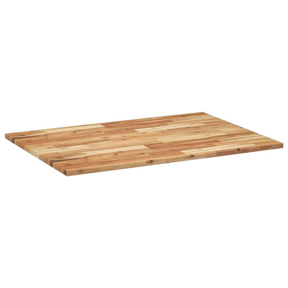 vidaXL Tischplatte Rechteckig 120x70x2 cm Massivholz Akazie