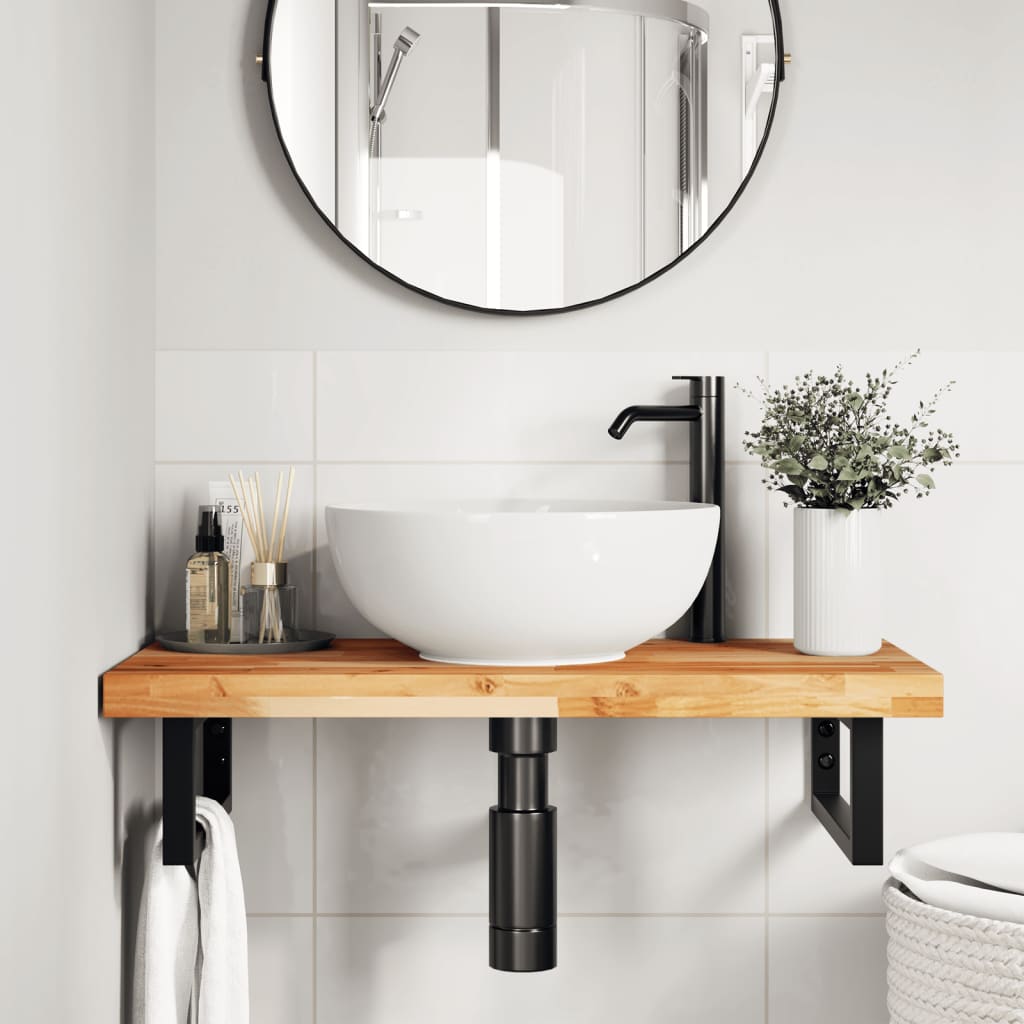 vidaXL Tischplatte 80x40x4 cm Rechteckig Massivholz Akazie