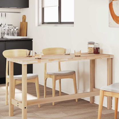 vidaXL Tischplatte Rechteckig 140x50x4 cm Massivholz Akazie
