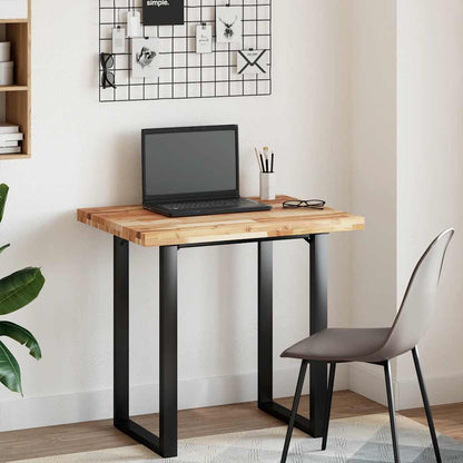 vidaXL Plateau de table rectangulaire 80x60x4 cm en bois d'acacia massif