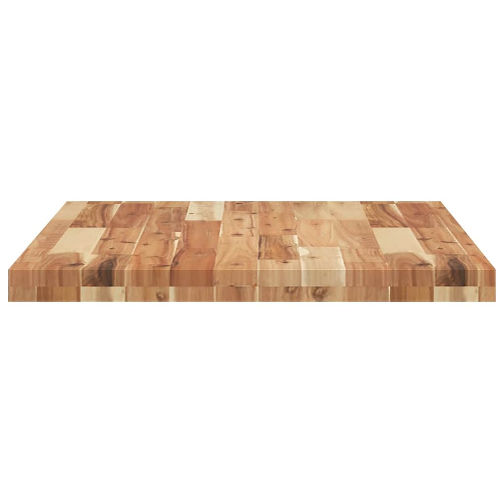 vidaXL Plateau de table rectangulaire 80x60x4 cm en bois d'acacia massif