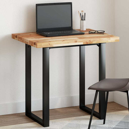 vidaXL Plateau de table rectangulaire 80x60x4 cm en bois d'acacia massif