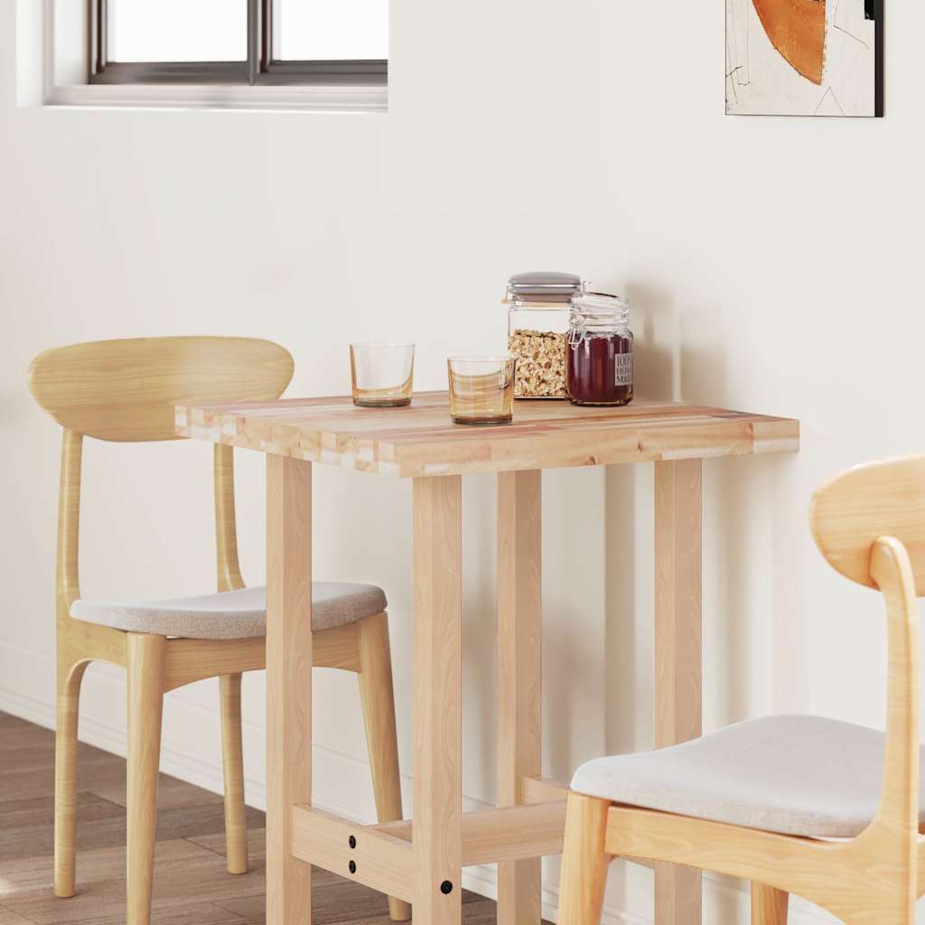vidaXL Tischplatte Rechteckig 100x60x4 cm Massivholz Akazie
