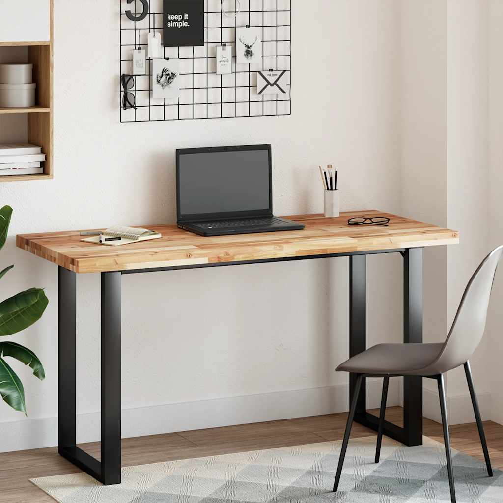 vidaXL Tischplatte Rechteckig 120x60x4 cm Massivholz Akazie