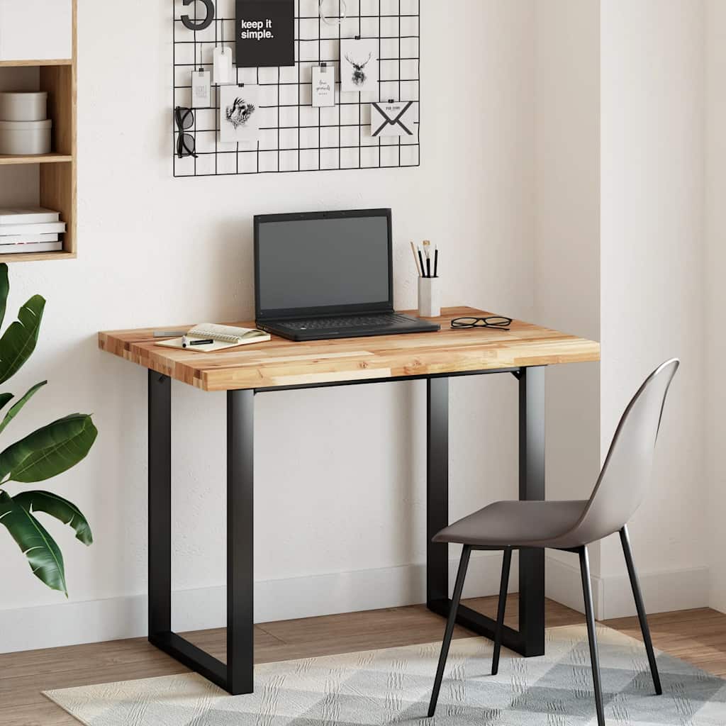 vidaXL Tischplatte Rechteckig 80x70x4 cm Massivholz Akazie