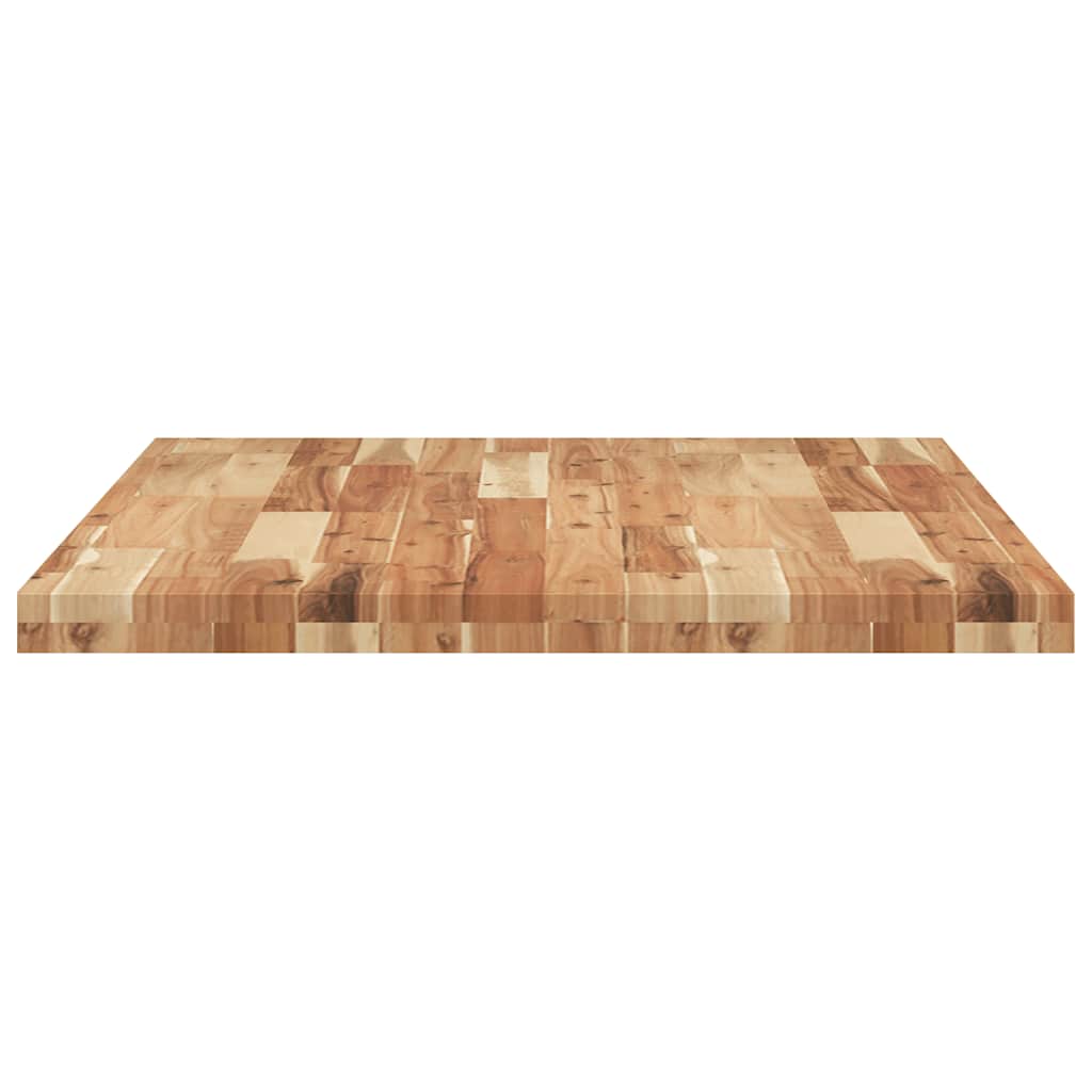 vidaXL Tischplatte Rechteckig 80x70x4 cm Massivholz Akazie