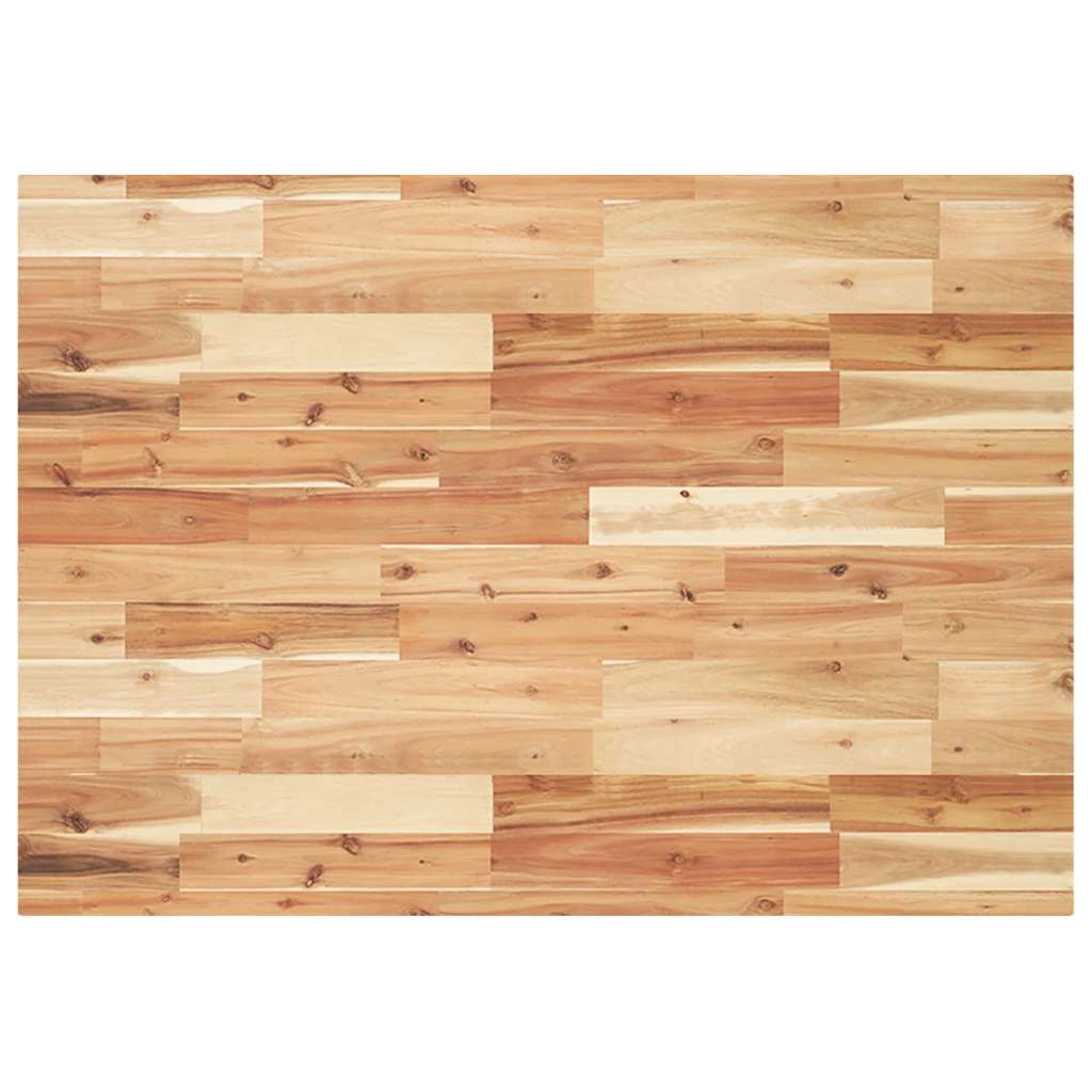 vidaXL Dessus de Table Rectangulaire 120x70x4 cm Bois d'Acacia Massif